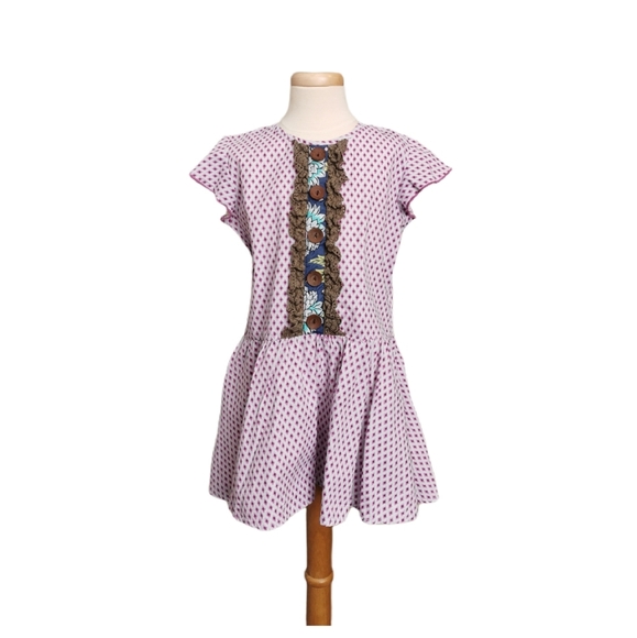 8 YEARS MUSTARD PIE, BOHO COTTON DRESS EUC - Picture 2 of 9